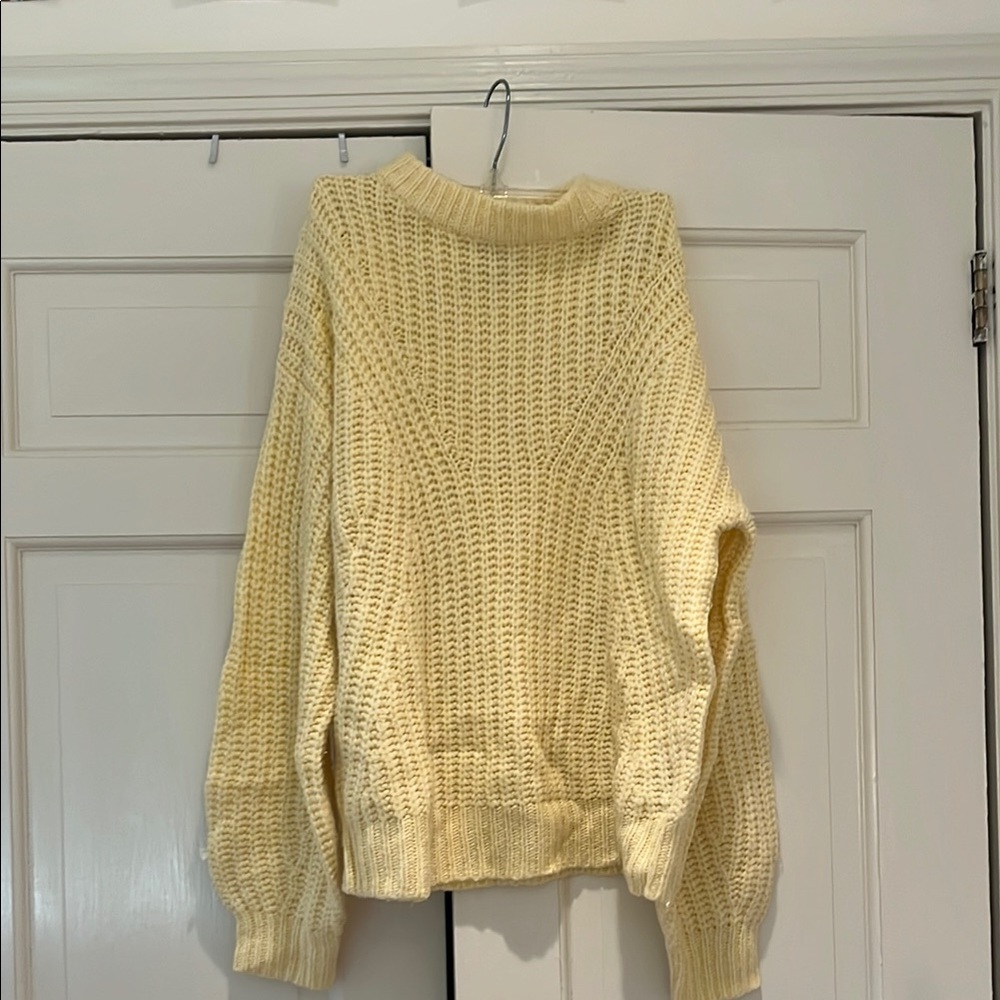 Cream Knit Women's Sweater